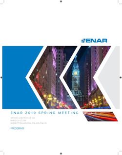 ENAR 2019 SPRING MEETING - PROGRAM