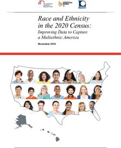 Race And Ethnicity In The 2020 Census: Improving Data To Capture A ...