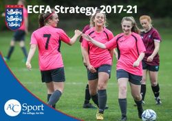 ECFA STRATEGY 2017-21 - AOC SPORT