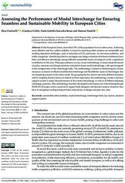 Assessing the Performance of Modal Interchange for Ensuring Seamless and Sustainable Mobility in European Cities - MDPI