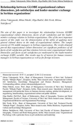 Relationship between GLOBE organizational culture dimensions, job satisfaction and leader-member exchange in Serbian organizations