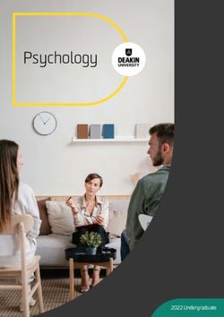 Psychology 2022 Undergraduate - DEAKIN UNIVERSITY