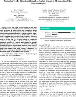 Analyzing Traffic Violations through e-challan System in Metropolitan Cities (Workshop Paper)