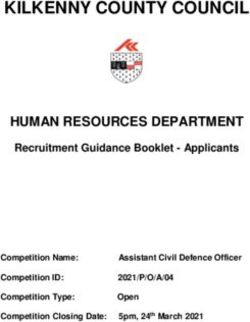 KILKENNY COUNTY COUNCIL - HUMAN RESOURCES DEPARTMENT