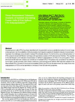 Three-Dimensional Telomeric Analysis of Isolated Circulating Tumor Cells (CTCs) Defines CTC Subpopulations1,2 - ScreenCell