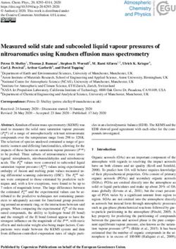 Measured solid state and subcooled liquid vapour pressures of nitroaromatics using Knudsen effusion mass spectrometry