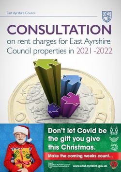 CONSULTATION on rent charges for East Ayrshire Council properties in 2021 -2022 - Don't let Covid be the gift you give this Christmas.