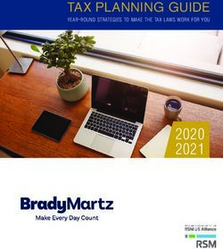 2020 2021 TAX PLANNING GUIDE year-round strategies to make the tax laws work for you - Brady Martz & Associates