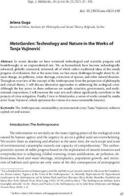 MetaGarden: Technology and Nature in the Works of Tanja Vujinović - rifdt