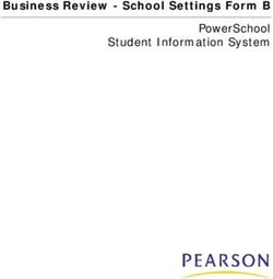 Business Review - School Settings Form B PowerSchool Student ...