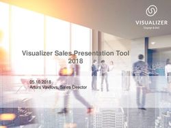 Visualizer Sales Presentation Tool 2018 - 05.10.2018 Arturs Vavilovs, Sales Director - Visualizer Group