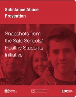 Snapshots from the Safe Schools/ Healthy Students Initiative - Substance Abuse Prevention