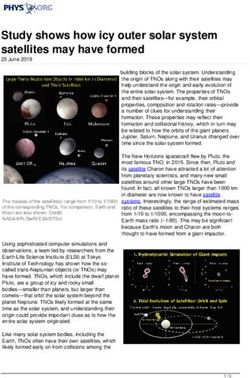 Study shows how icy outer solar system satellites may have formed ...