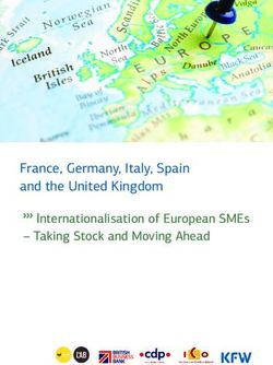 France, Germany, Italy, Spain and the United Kingdom Internationalisation of European SMEs - Taking Stock and Moving Ahead - British Business Bank