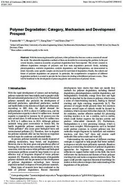 Polymer Degradation: Category, Mechanism and Development Prospect