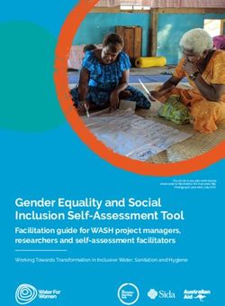 Gender Equality and Social Inclusion Self-Assessment Tool