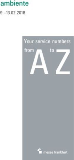 FromA toZ Your service numbers 9.-13.02.2018 - Messe Frankfurt