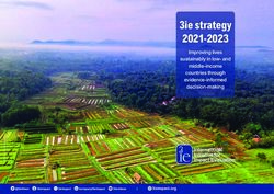 3ie strategy 2021-2023 - Improving lives sustainably in low- and middle-income countries through evidence-informed decision-making