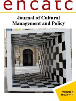 Journal of Cultural Management and Policy - Volume 4 Issue Nº