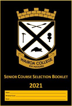 2021 SENIOR COURSE SELECTION BOOKLET - Wairoa College