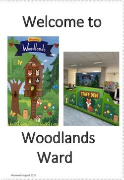 Welcome to - Woodlands Ward Reviewed August 2021