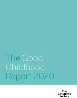 The Good Childhood Report 2020 - The Children's Society