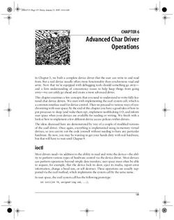 Advanced Char Driver Operations