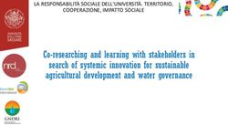 Co-researching and learning with stakeholders in search of systemic innovation for sustainable agricultural development and water governance - LA ...