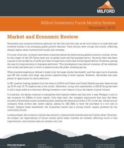 Market and Economic Review - Milford Asset Management