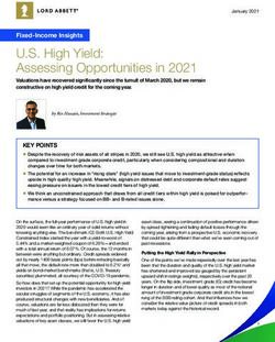 U.S. High Yield: Assessing Opportunities in 2021 - Lord Abbett