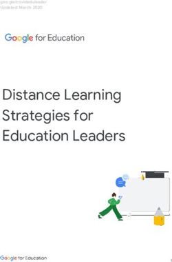 Distance Learning Strategies for Education Leaders - goo.gle/covideduleader Updated: March 2020 - Google