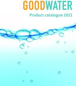 GOODWATER Product catalogue 2021 - Page 1 | Version 12 March 2021 - silvertex aqua GmbH