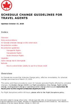 air canada updated travel guidelines