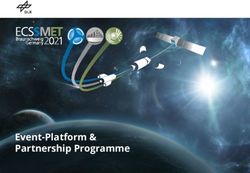 Event-Platform & Partnership Programme - ECSSMET