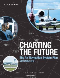 CHARTING The Air Navigation System Plan - SEPTEMBER 2015 - nav canada