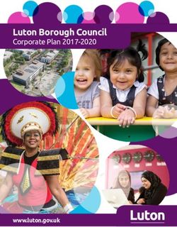 Luton Borough Council - Corporate Plan 2017-2020 - www.luton.gov.uk