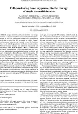 Cell penetrating heme oxygenase 1 in the therapy of atopic dermatitis in mice