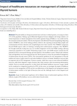 Impact of healthcare resources on management of indeterminate thyroid tumors