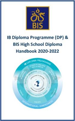 IB Diploma Programme (DP) & BIS High School Diploma Handbook 2020-2022