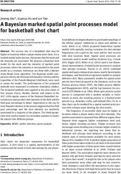 A Bayesian marked spatial point processes model for basketball shot chart - De Gruyter