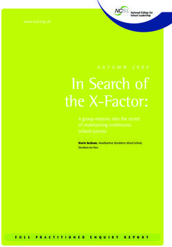 In Search of the X-Factor