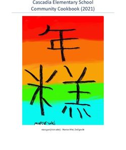 Cascadia Elementary School Community Cookbook (2021) - nian gao (rice cake) - Marcus Wei, 2nd grade