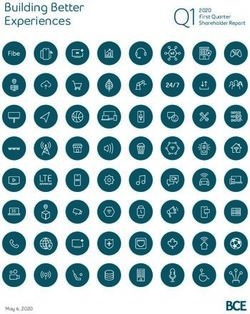 Q1 Building Better Experiences - BCE Inc.