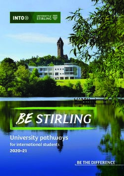 University pathways for international students 2020-21 - INTO University Partnerships