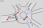 Multi-Vehicle Control in Roundabouts using Decentralized Game-Theoretic Planning