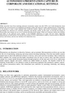 AUTONOMOUS PRESENTATION CAPTURE IN CORPORATE AND EDUCATIONAL SETTINGS - fxpal