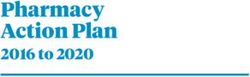 Pharmacy Action Plan 2016 to 2020 - Ministry of Health