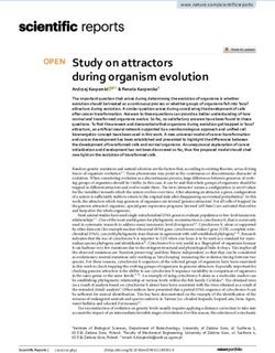 Study on attractors during organism evolution - Nature