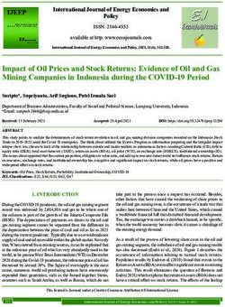 Impact of Oil Prices and Stock Returns: Evidence of Oil and Gas Mining Companies in Indonesia during the COVID-19 Period