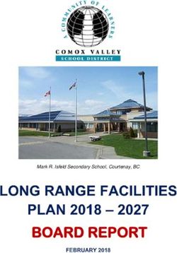 BOARD REPORT Mark R. Isfeld Secondary School, Courtenay, BC